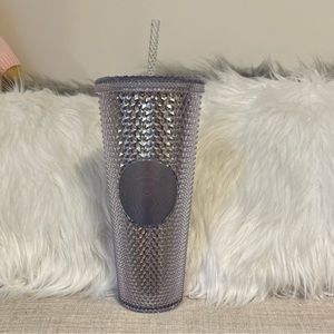 Starbucks 2019 Holiday Limited Edition Studded Tumbler - Platinum Silver NWT